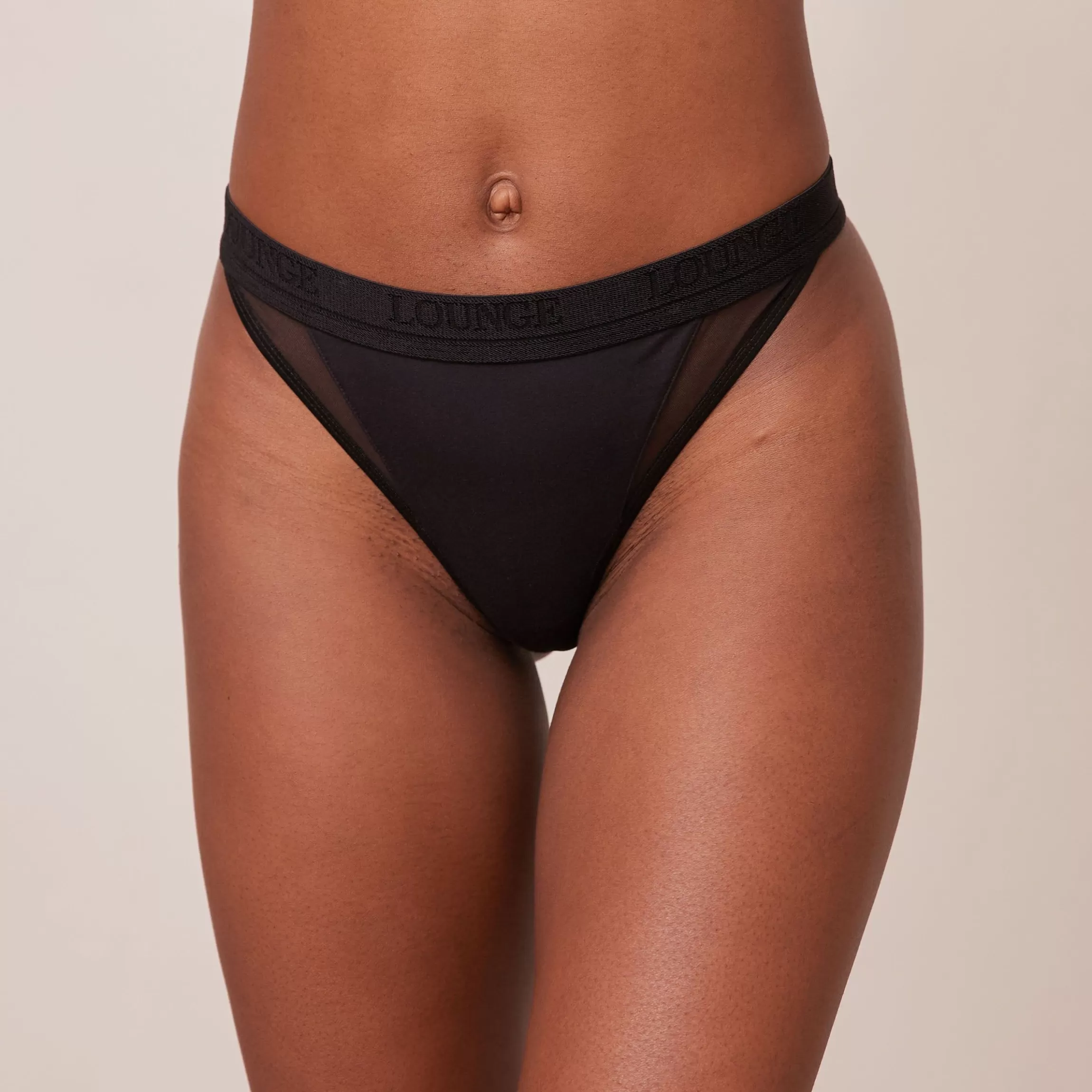 Kvinna Lounge Underwear Contour Mesh Stringtrosor