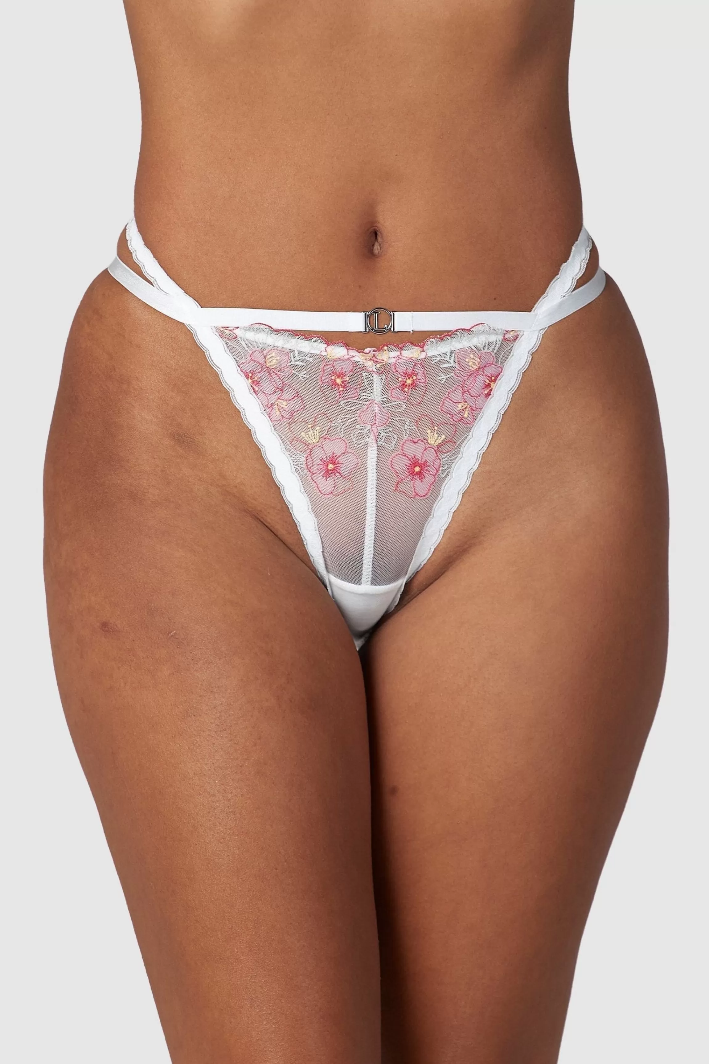 Kvinna Lounge Underwear Ditsy Embroidered Trosor