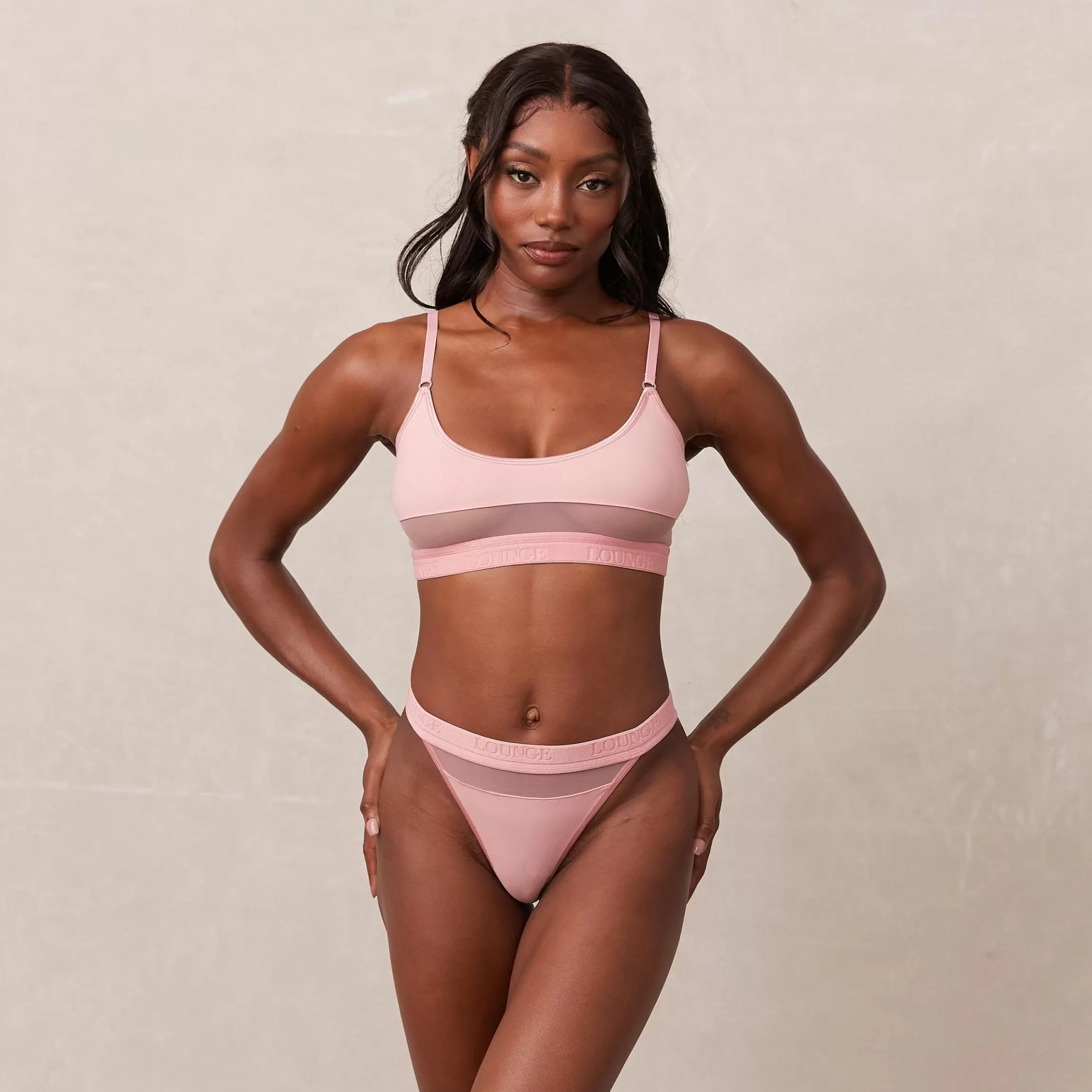 Kvinna Lounge Underwear Mesh Bh