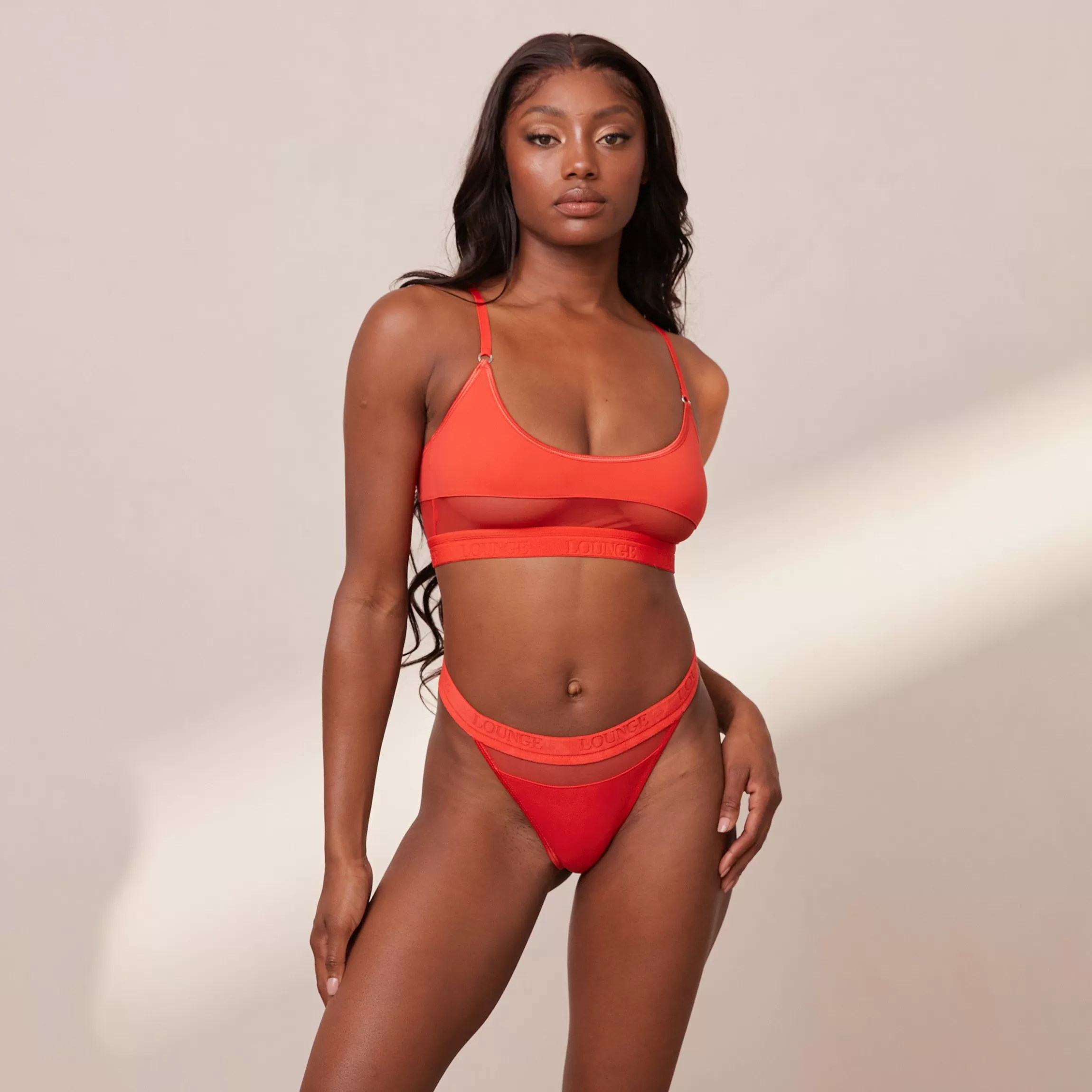 Kvinna Lounge Underwear Mesh Bh