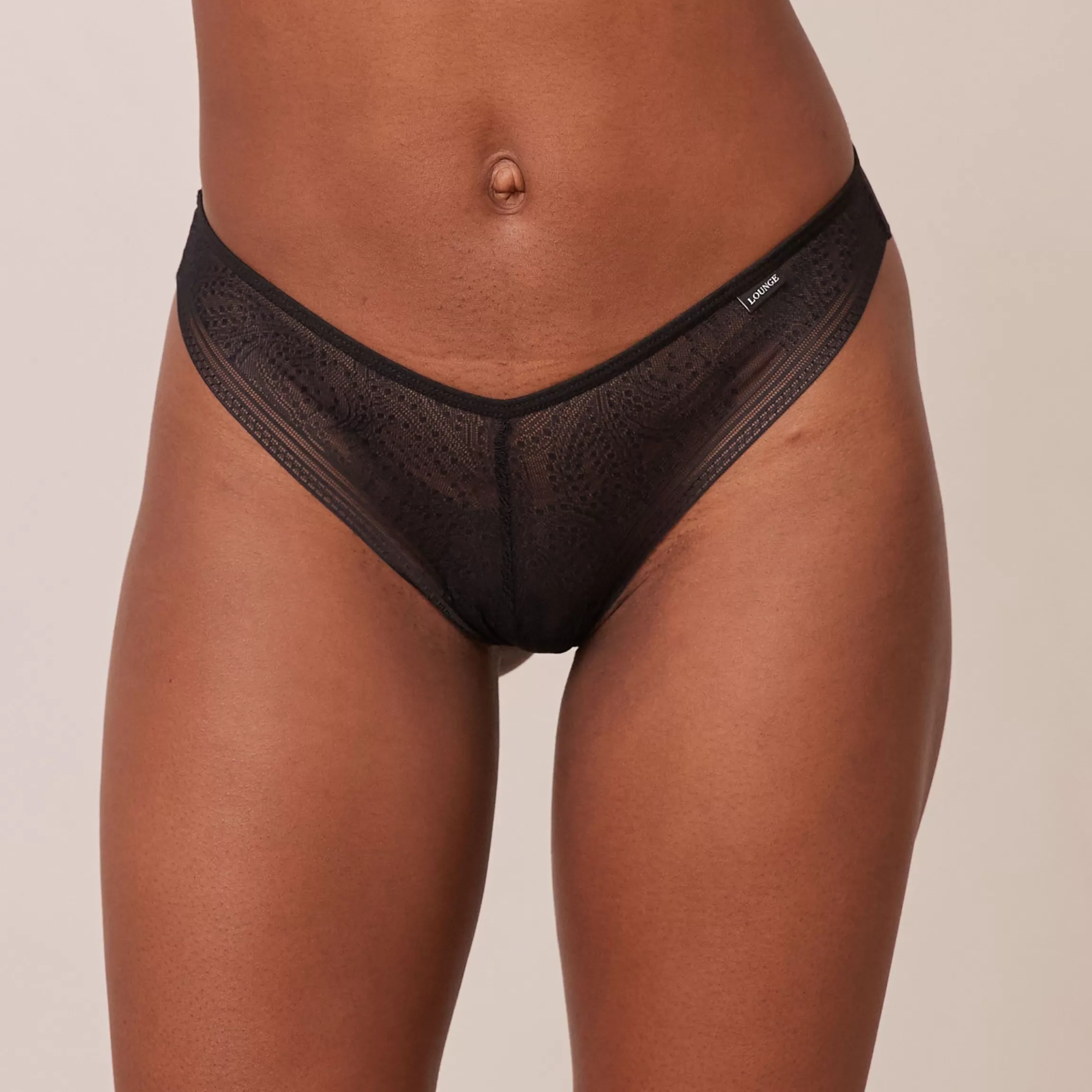 Kvinna Lounge Underwear Seamless Lace Cheeky Trosor